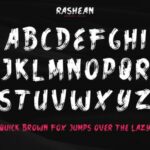 Rashean Font Poster 5