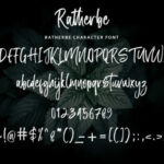 Ratherbe Font Poster 9