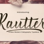 Rautter Font Poster 1