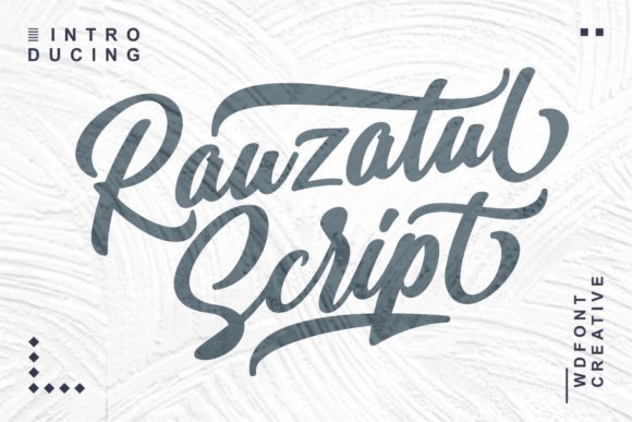 Rauzatul Font Poster 1