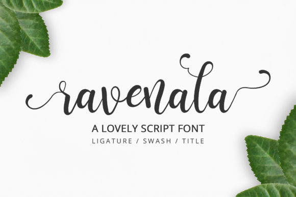 Ravenala Font Poster 1