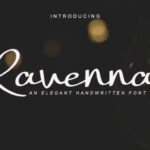 Ravenna Font Poster 1