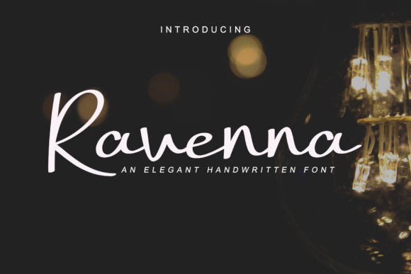 Ravenna Font Poster 1