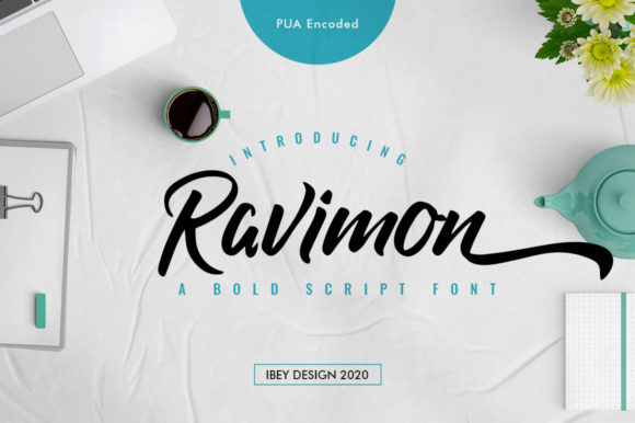 Ravimon Font Poster 1