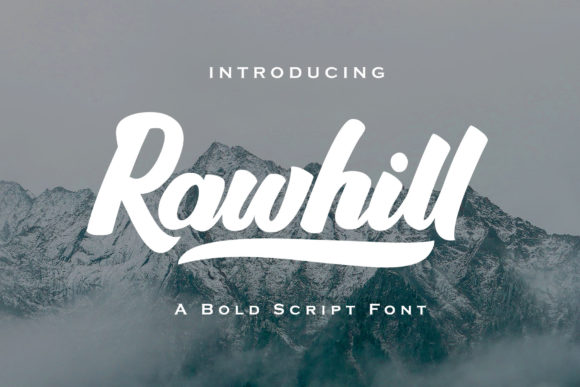 Rawhill Font Poster 1