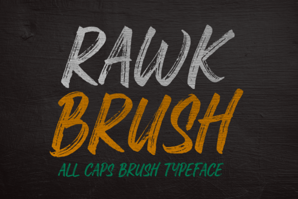 Rawk Brush Font