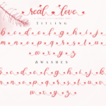 Real Love Font Poster 7