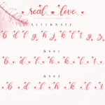 Real Love Font Poster 8