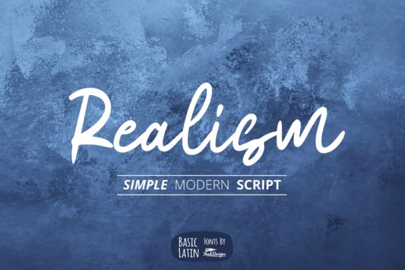 Realism Font Poster 1