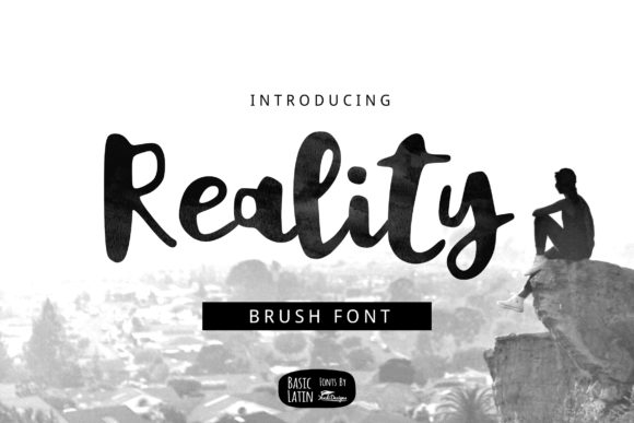 Reality Font Poster 1