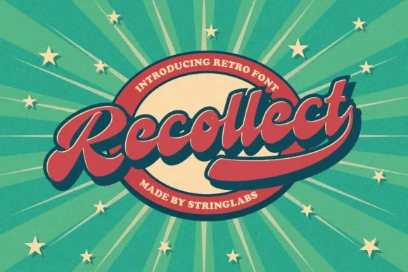 Recollet Font Recollet Font Poster 1