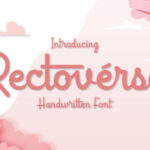 Rectoverso Script Font Poster 1