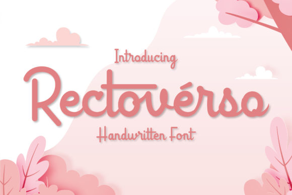 Rectoverso Script Font Poster 1