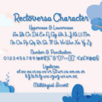 Rectoverso Script Font Poster 5