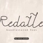 Redalle Font Poster 2