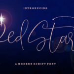 Redstar Font Poster 1