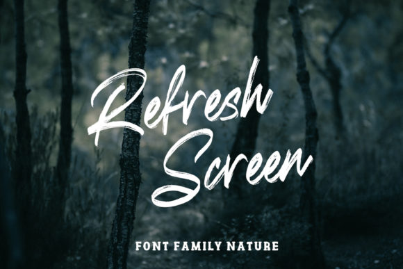 Refresh Screen Font