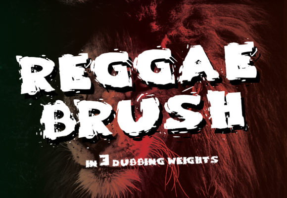 Reggae Brush Font Poster 1