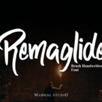 Remaglide Font Poster 1