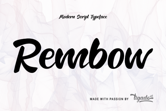 Rembow Font Poster 1