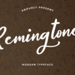 Remingtone Font Poster 1