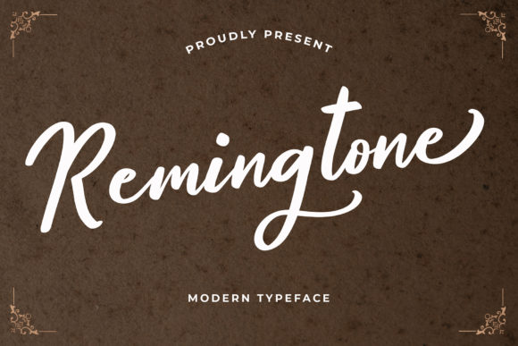 Remingtone Font Poster 1