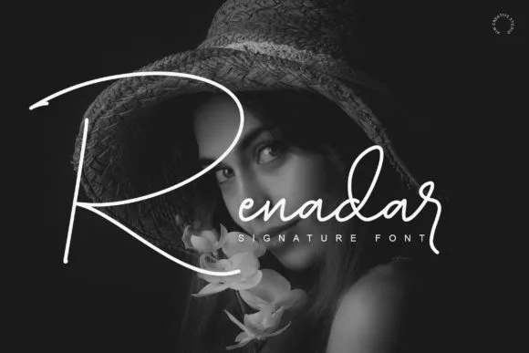 Renadar Font Renadar Font Poster 1