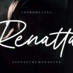 Renatta Font Poster 1