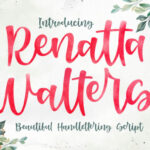 Renatta Walters Font Poster 1