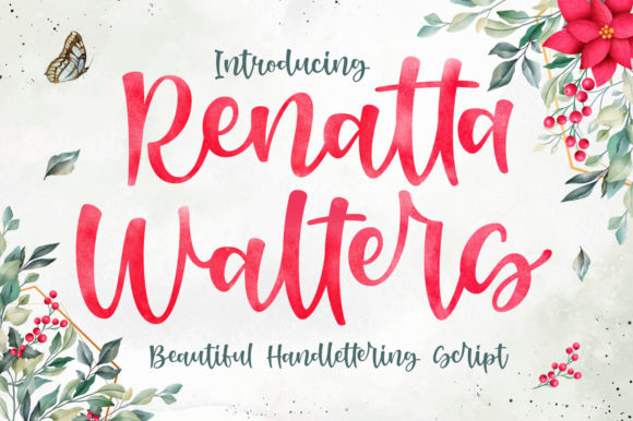 Renatta Walters Font Poster 1