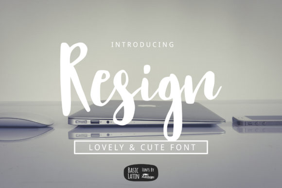 Resign Font