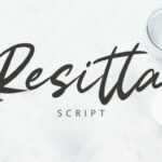 Resitta Font Poster 1