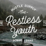 Restless Youth Font Poster 1