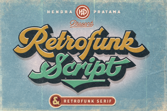 Retrofunk Font Poster 1