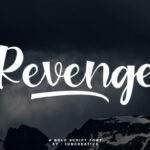 Revenge Font Poster 1