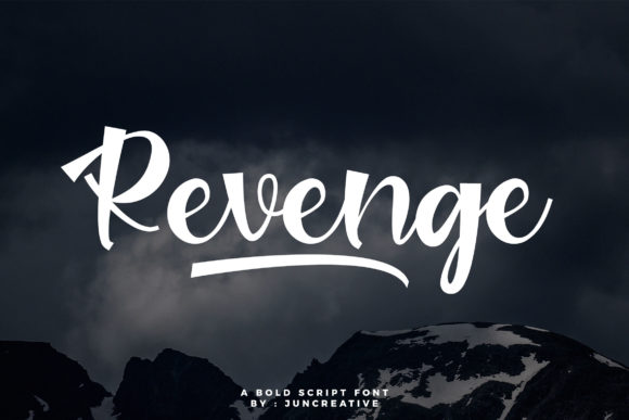 Revenge Font Poster 1