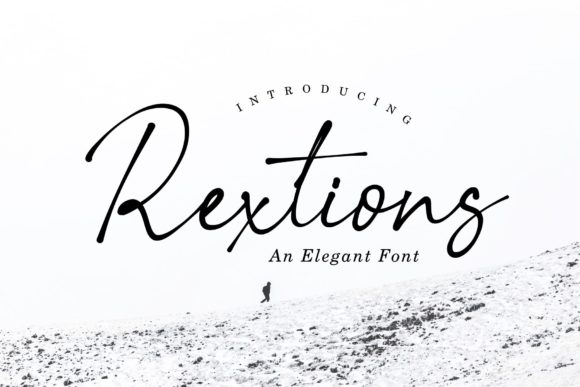 Rextions Font Poster 1