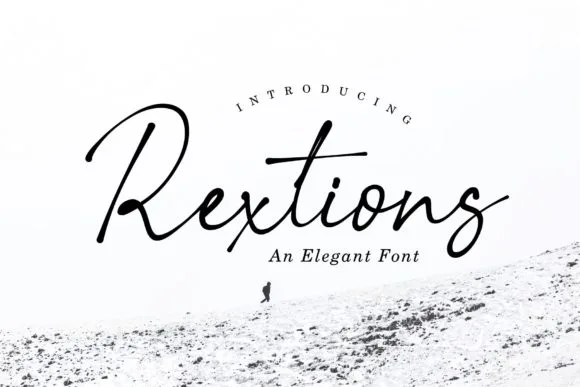 Rextions Font Rextions Font Poster 1
