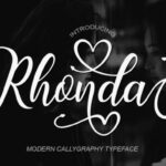 Rhonda Font Poster 1