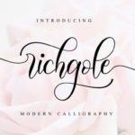 Richgole Font Poster 1