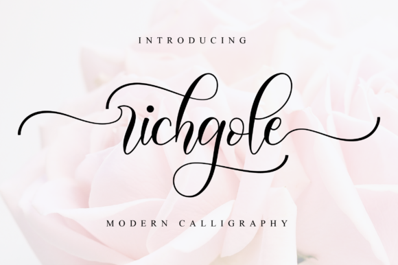 Richgole Font Poster 1