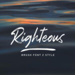 Righteous Font Poster 1