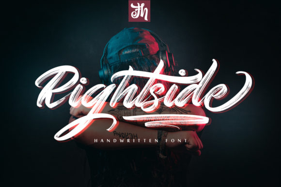 Rightside Font Poster 1