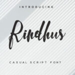 Rindhus Font Poster 1