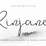 Rinjane Font Poster 1