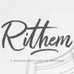 Rithem Font Poster 1