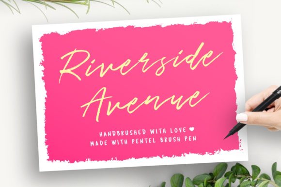 Riverside Avenue Font Poster 1