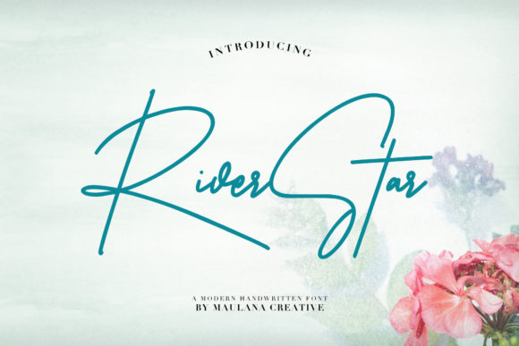 Riverstar Signature Font