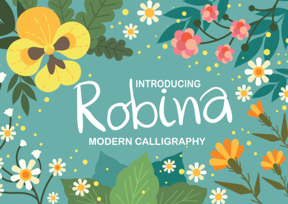 Robina Font Poster 1