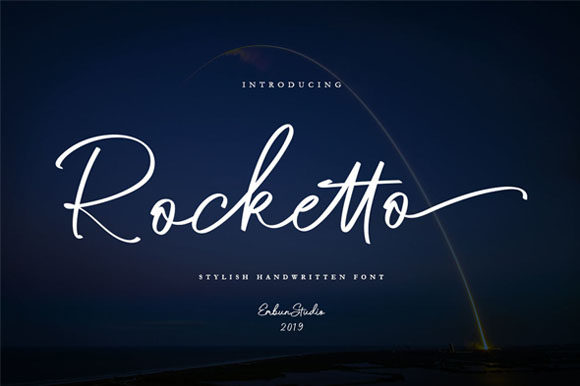 Rocketto Font Poster 1